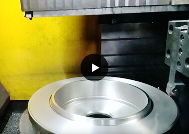 Brake rotor machining